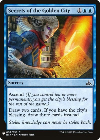 Secrets of the Golden City (Mystery Booster) Near Mint