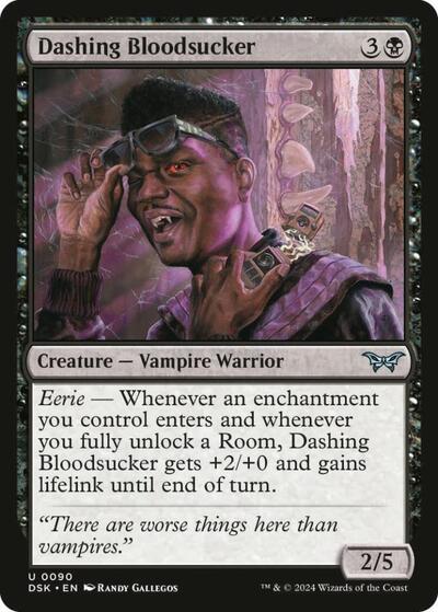 Dashing Bloodsucker (Duskmourn: House of Horror) Light Play Foil