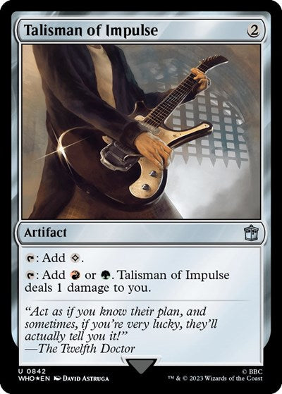 Talisman of Impulse (Surge Foil) (Universes Beyond: Doctor Who) Near Mint Foil