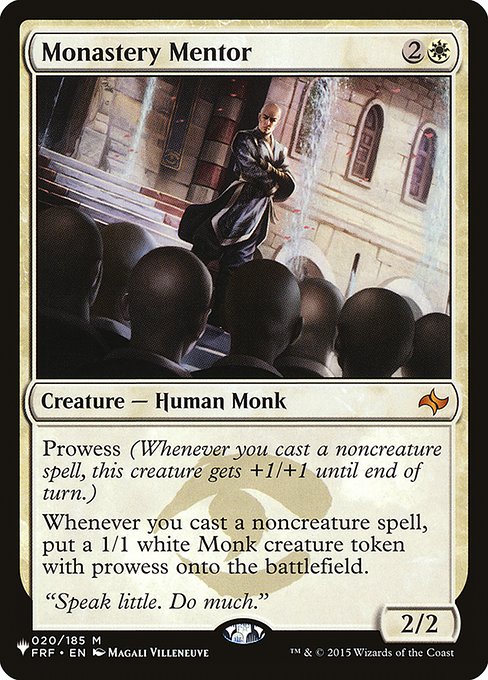 Monastery Mentor (The List) Near Mint