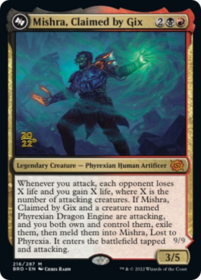 Mishra, Claimed by Gix (Promos: Prerelease Cards) Near Mint Foil