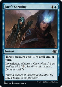 Jace's Scrutiny (Jumpstart 2022) Light Play
