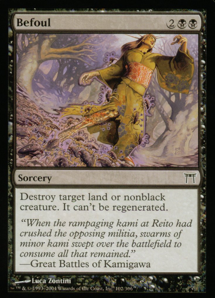 Befoul (Champions of Kamigawa) Medium Play