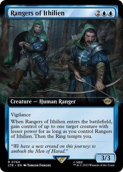 Rangers of Ithilien (Extended Art) (Surge Foil) (Universes Beyond: The Lord of the Rings: Tales of Middle-earth) Near Mint Foil