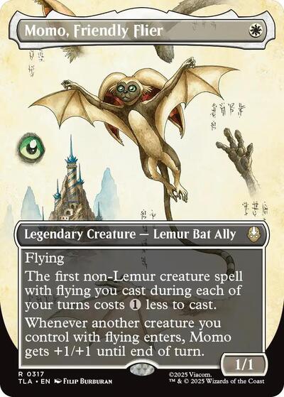 Momo, Friendly Flier (Borderless) (Avatar: The Last Airbender) Near Mint Foil