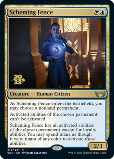 Scheming Fence (Promos: Prerelease Cards) Near Mint Foil