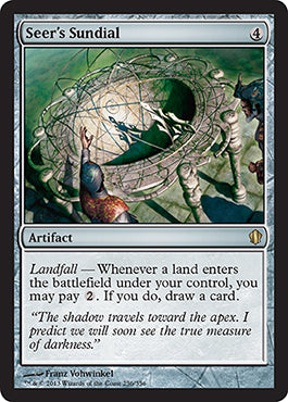 Seer's Sundial (Commander 2013 Edition) Light Play