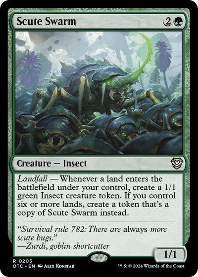 Scute Swarm (Commander: Outlaws of Thunder Junction) Light Play