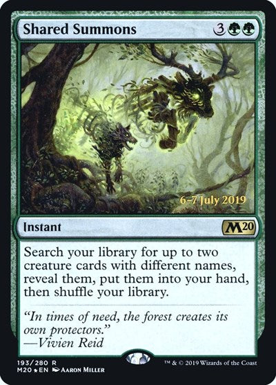 Shared Summons (Promos: Prerelease Cards) Near Mint Foil