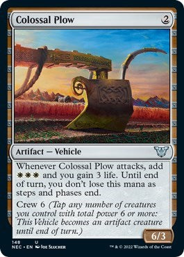 Colossal Plow (Commander: Kamigawa: Neon Dynasty) Light Play