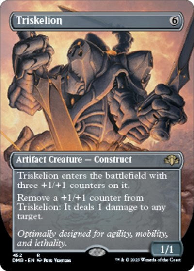 Triskelion (Borderless) (Dominaria Remastered) Medium Play