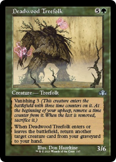 Deadwood Treefolk (Retro Frame) (Dominaria Remastered) Near Mint Foil
