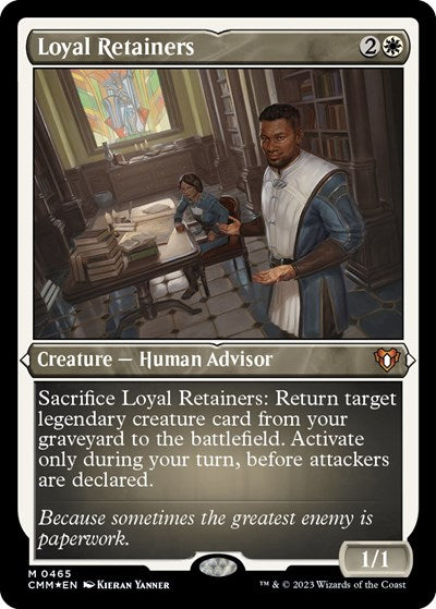Loyal Retainers (Foil Etched) (Commander Masters) Near Mint Foil