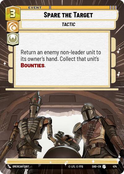 Spare the Target (Hyperspace) (Shadows of the Galaxy) Near Mint Foil
