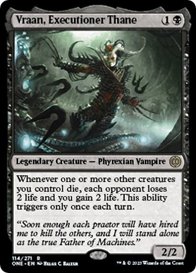 Vraan, Executioner Thane (Phyrexia: All Will Be One) Light Play Foil