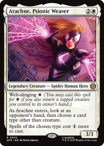 Arachne, Psionic Weaver (Marvel's Spider-Man) Light Play Foil