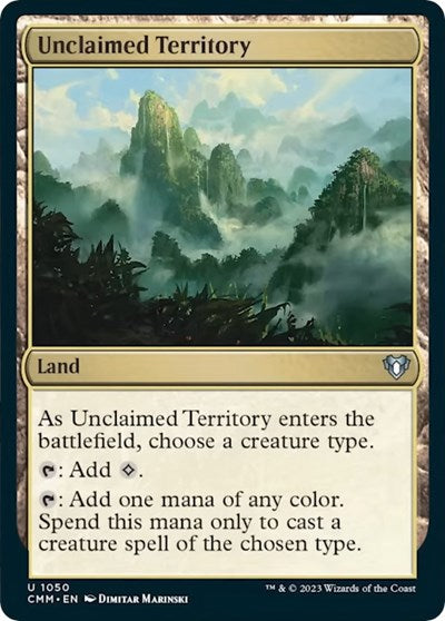 Unclaimed Territory (Commander Masters) Light Play
