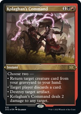 Kolaghan's Command (Foil Etched) (Double Masters 2022) Near Mint Foil