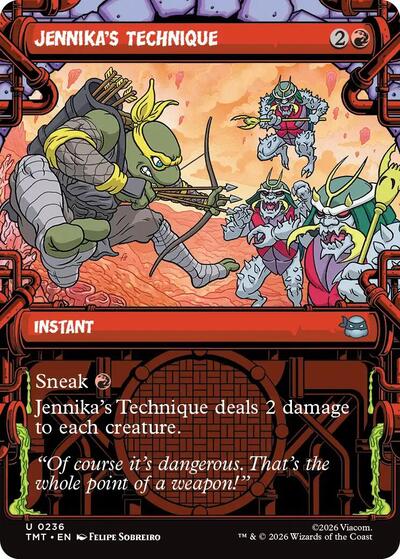 Jennika's Technique (Showcase) (Teenage Mutant Ninja Turtles) Near Mint Foil