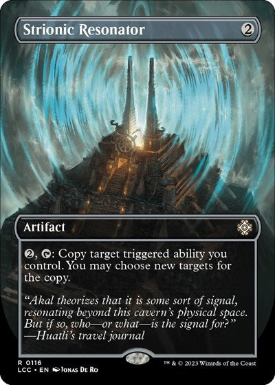 Strionic Resonator (Borderless) (Commander: The Lost Caverns of Ixalan) Medium Play Foil