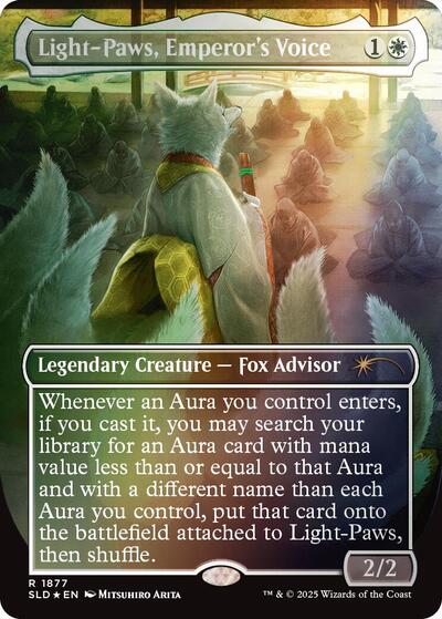Light-Paws, Emperor's Voice (Rainbow Foil) (Secret Lair) Near Mint Foil