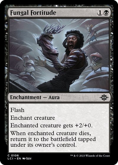 Fungal Fortitude (The Lost Caverns of Ixalan) Medium Play Foil