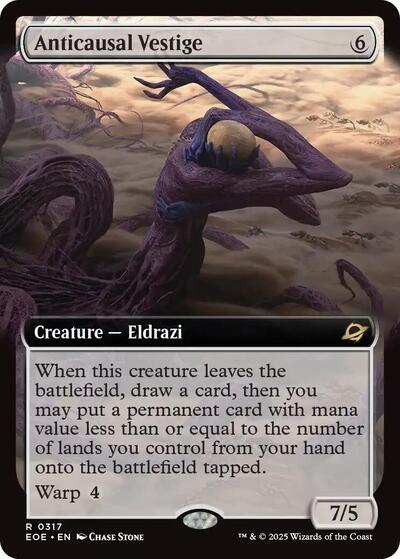 Anticausal Vestige (Extended Art) (Edge of Eternities) Near Mint