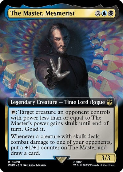 The Master, Mesmerist (Extended Art) (Universes Beyond: Doctor Who) Near Mint