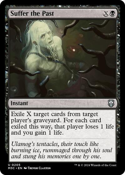 Suffer the Past (Ripple Foil) (Commander: Modern Horizons 3) Light Play Foil