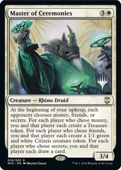 Master of Ceremonies (Promo Pack: Streets of New Capenna) Near Mint Foil