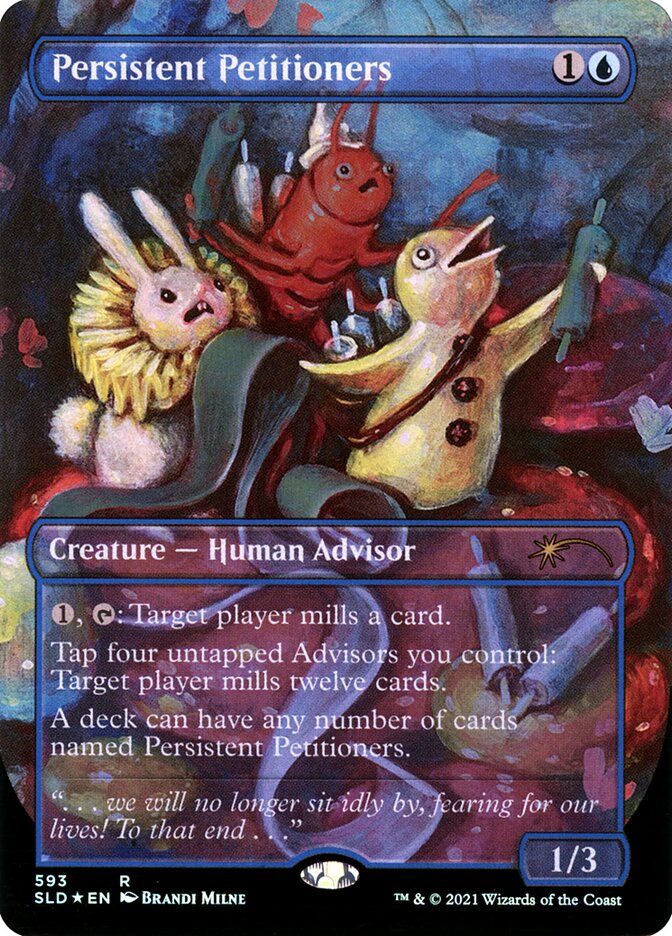 Persistent Petitioners 593 (Secret Lair) Near Mint Foil
