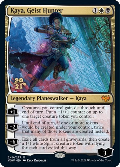 Kaya, Geist Hunter (Promos: Prerelease Cards) Near Mint Foil