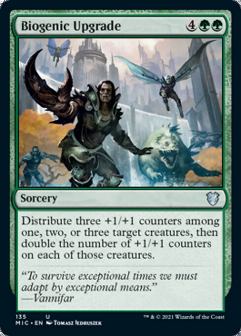 Biogenic Upgrade (Commander 2021 Midnight Hunt) Light Play