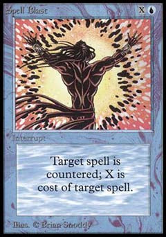 Spell Blast (Beta) Heavy Play
