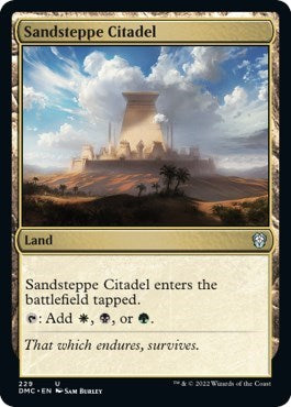 Sandsteppe Citadel (Commander: Dominaria United) Light Play