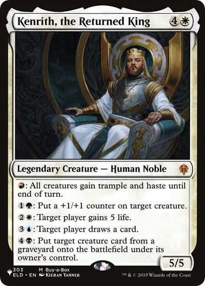 Kenrith, the Returned King (The List) Near Mint