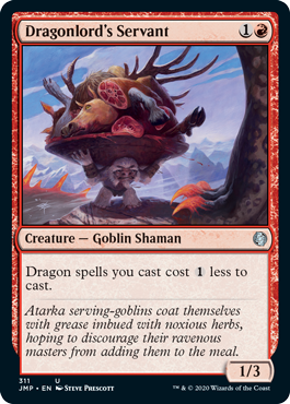 Dragonlord's Servant (Jumpstart) Light Play