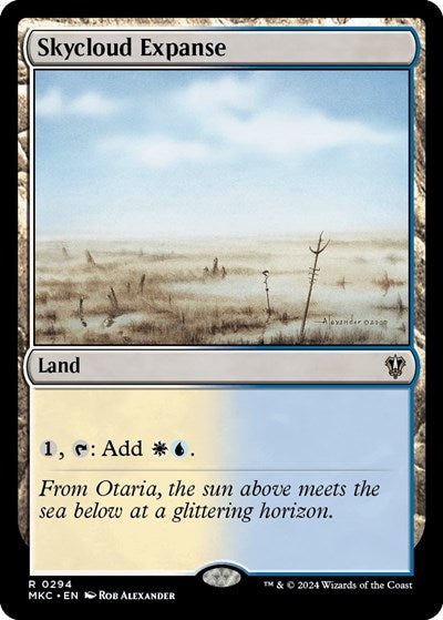 Skycloud Expanse (Commander: Murders at Karlov Manor) Light Play