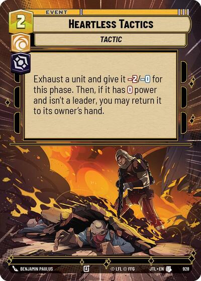 Heartless Tactics (Hyperspace Foil) (Jump to Lightspeed) Near Mint Foil