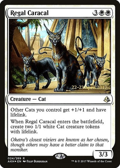 Regal Caracal (Promos: Prerelease Cards) Light Play Foil
