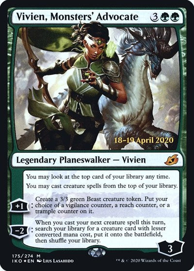 Vivien, Monsters' Advocate (Promos: Prerelease Cards) Near Mint Foil