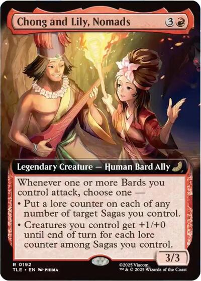 Chong and Lily, Nomads (Extended Art) (Avatar: The Last Airbender: Eternal-Legal) Near Mint Foil