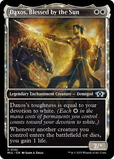 Daxos, Blessed by the Sun (Halo Foil) (March of the Machine: Multiverse Legends) Near Mint Foil