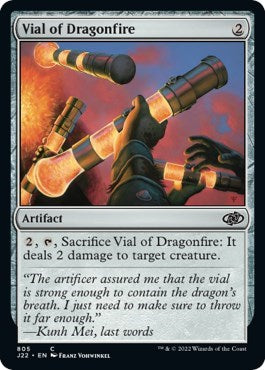 Vial of Dragonfire (Jumpstart 2022) Light Play