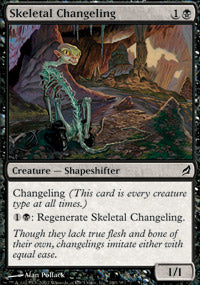 Skeletal Changeling (Lorwyn) Medium Play Foil