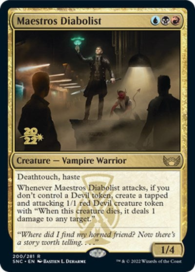 Maestros Diabolist (Promos: Prerelease Cards) Near Mint Foil