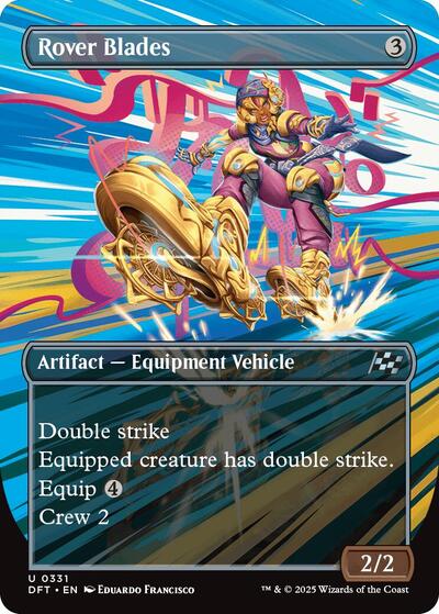 Rover Blades (Borderless) (Aetherdrift) Light Play Foil