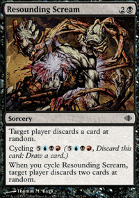 Resounding Scream (Shards of Alara) Heavy Play