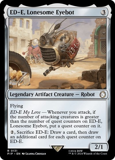 ED-E, Lonesome Eyebot (Universes Beyond: Fallout) Near Mint Foil