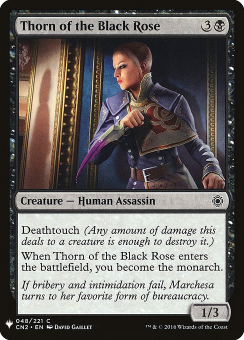 Thorn of the Black Rose (Mystery Booster) Light Play